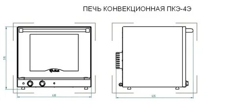 Печь конвекционная характеристики