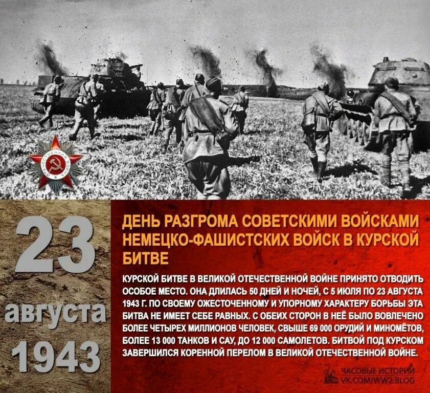 23 августа курская битва день воинской славы. День воинской славы курская битва. Курская битва победа дата. 23 августа 1943 года завершилась курская битва. День победы в курской битве 23 августа.