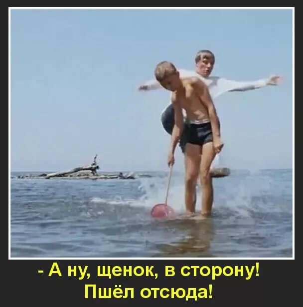 Ну идите отсюда. Иди отсюда мальчик не мешай. а ну щенок в сторону пшёл. пшел вон щенок. с дороги щенок бриллиантовая рука.