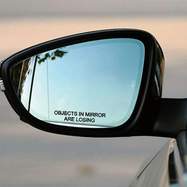 Objects in mirror. Objects in the mirror. rain object mirror.