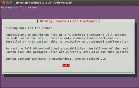 Configuration warning