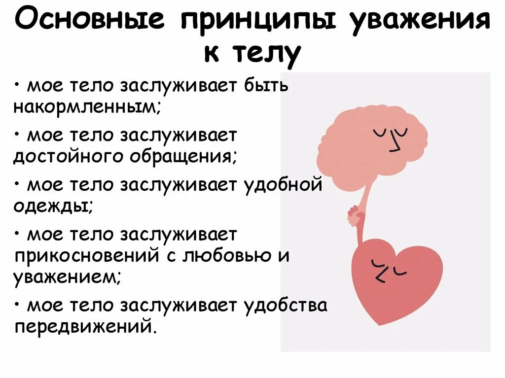 Уважая тело. Уважение к телу. Уважать свое тело. Принцип уважения к себе.