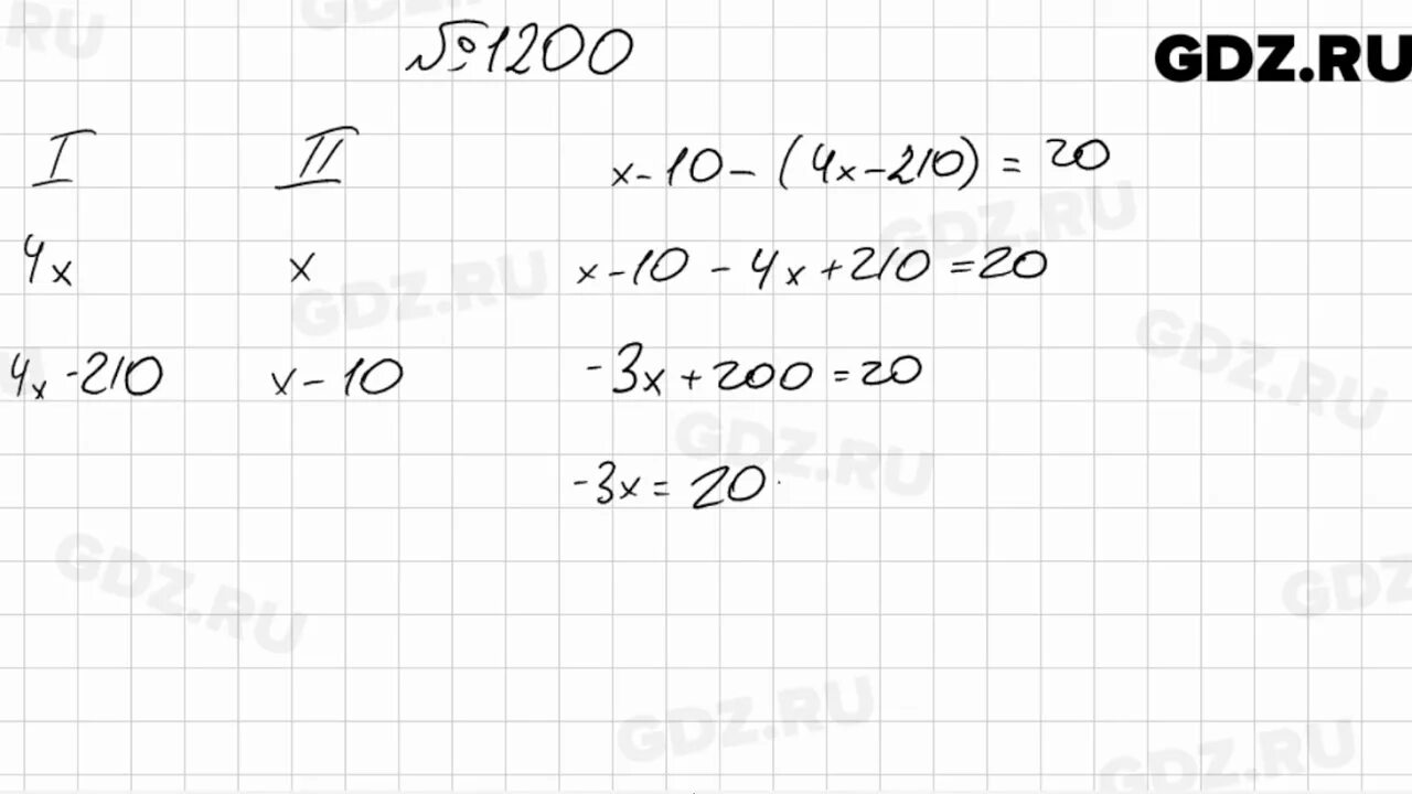 Математика 6 класс мерзляк номер 1200