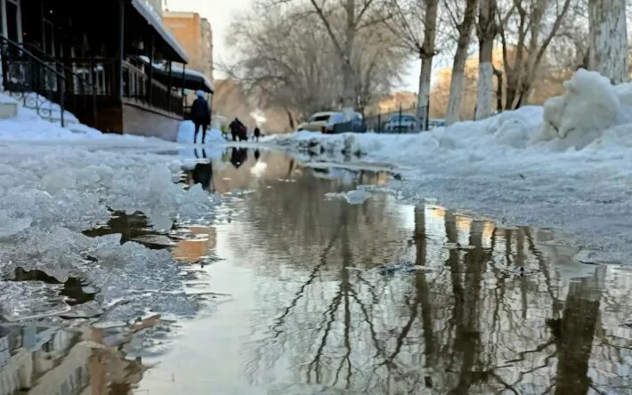 Тепло в марте страны. Холодный март.