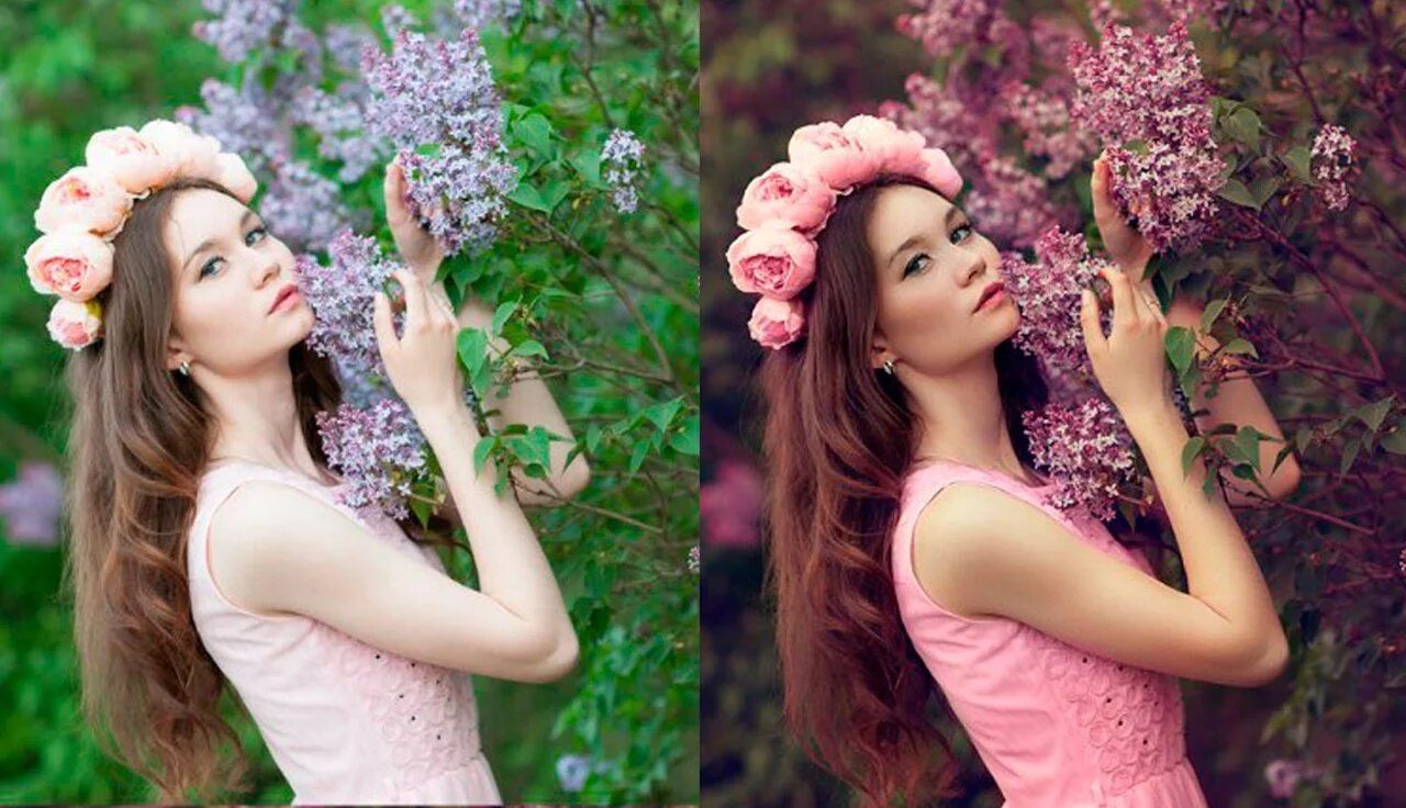 Техники обработки фото. Профессиональная фотосессия. Цветокоррекция до после. Обработанные фотографии в фотошопе.