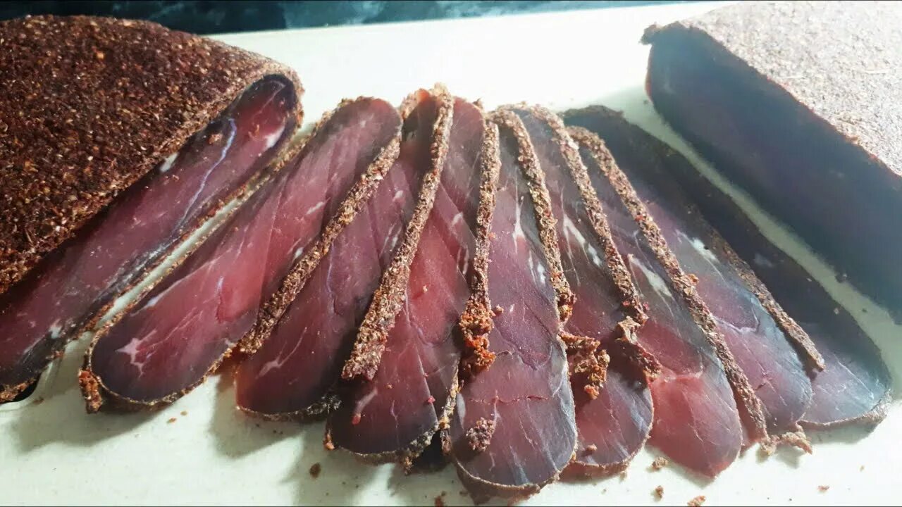 Бастурма из говядины - кулинарный рецепт