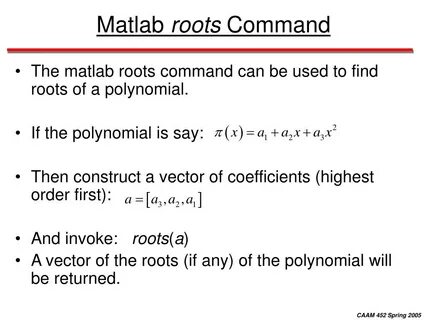 Root command