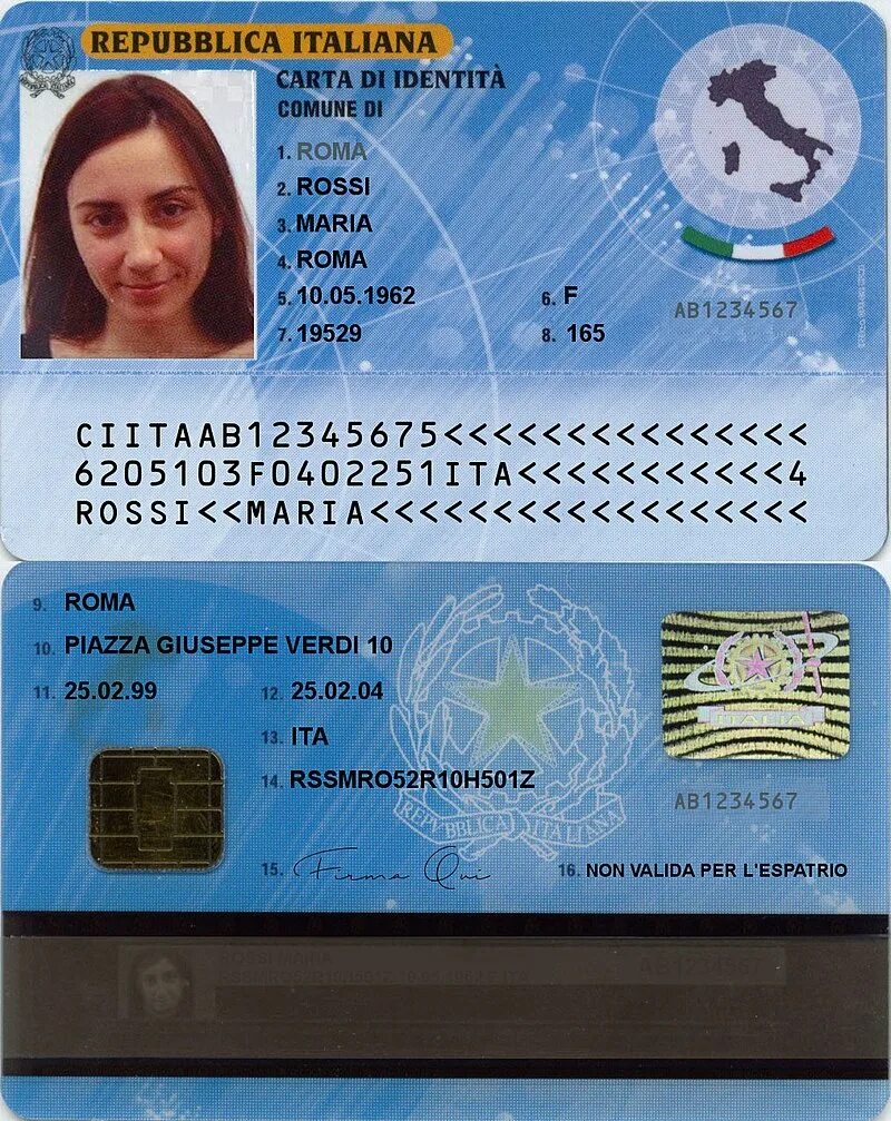 Id карта купить. ID карта Италии. ID карта жителя Евросоюза. Италия ID карточка. ID карта гражданина ЕС.