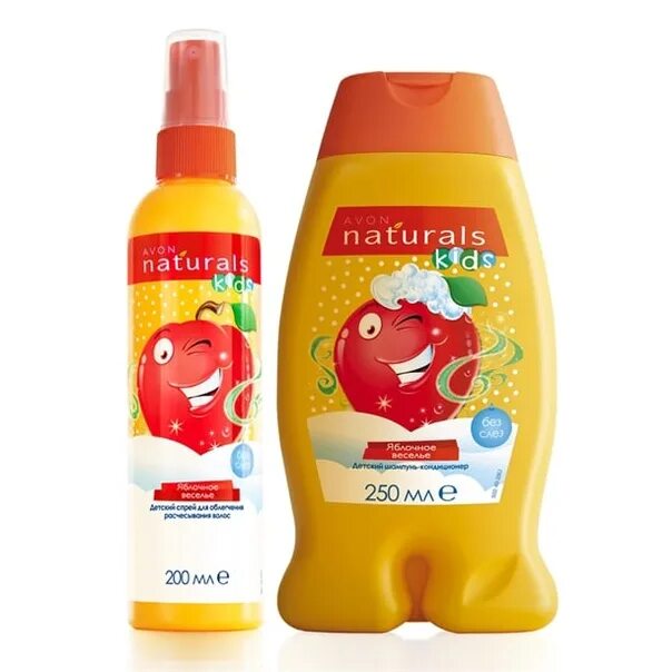 Naturals kids. Avon детский шампунь-кондиционер "яблочное веселье" эйвон, 250мл. Эйвон детский набор naturals Kids. Avon детский шампунь-кондиционер "яблочное веселье". Avon детский шампунь яблоко.