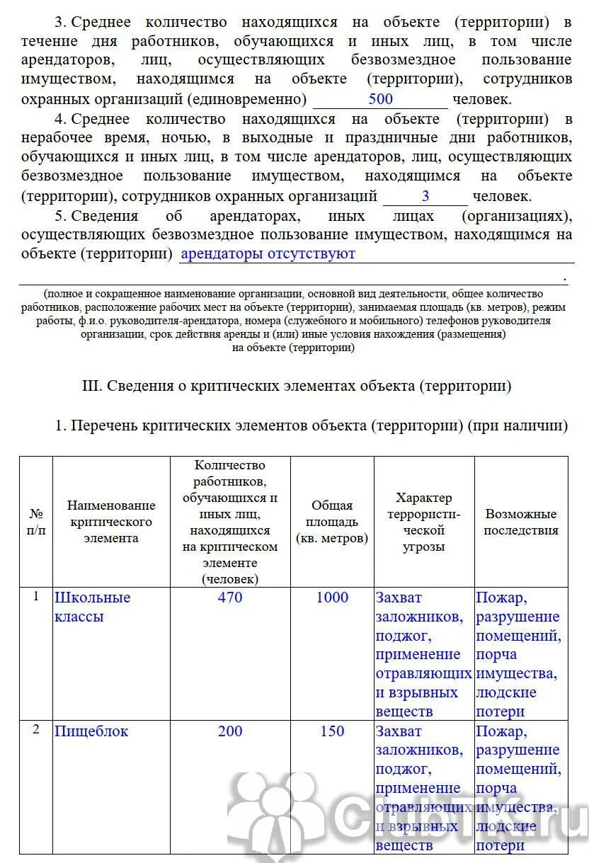 Акт обследования антитеррористической. Акт категорирование объектов по антитеррористической защищенности. Акт обследования объекта по антитеррористической защищенности. Акт обследования объекта пример заполнения.