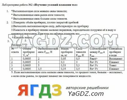 Физика 8 лабораторные работы 6