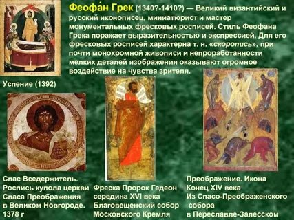 Имена иконописцев