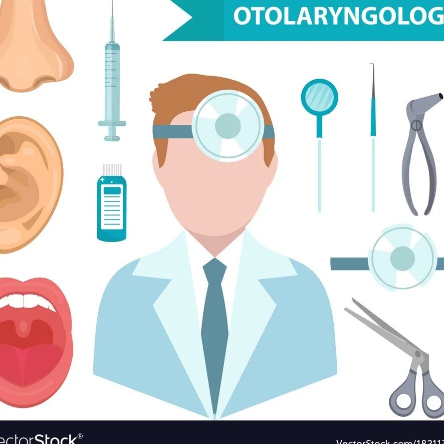Врач горла название. ЛОР иллюстрация. Отоларинголог рисунок. Инструмент ЛОР врача для носа.