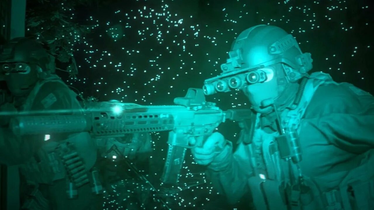 Night vision 2. Очки ночного видения Call of Duty Modern Warfare 2019. Прибор ночного видения из Call of Duty: MW. Человек с прибором ночного видения. Call of Duty Modern Warfare 2019 ночные операции.