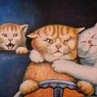 Папа котенок