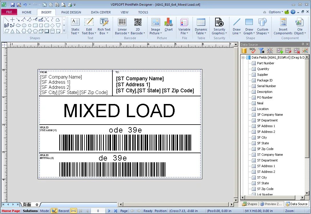 Software label
