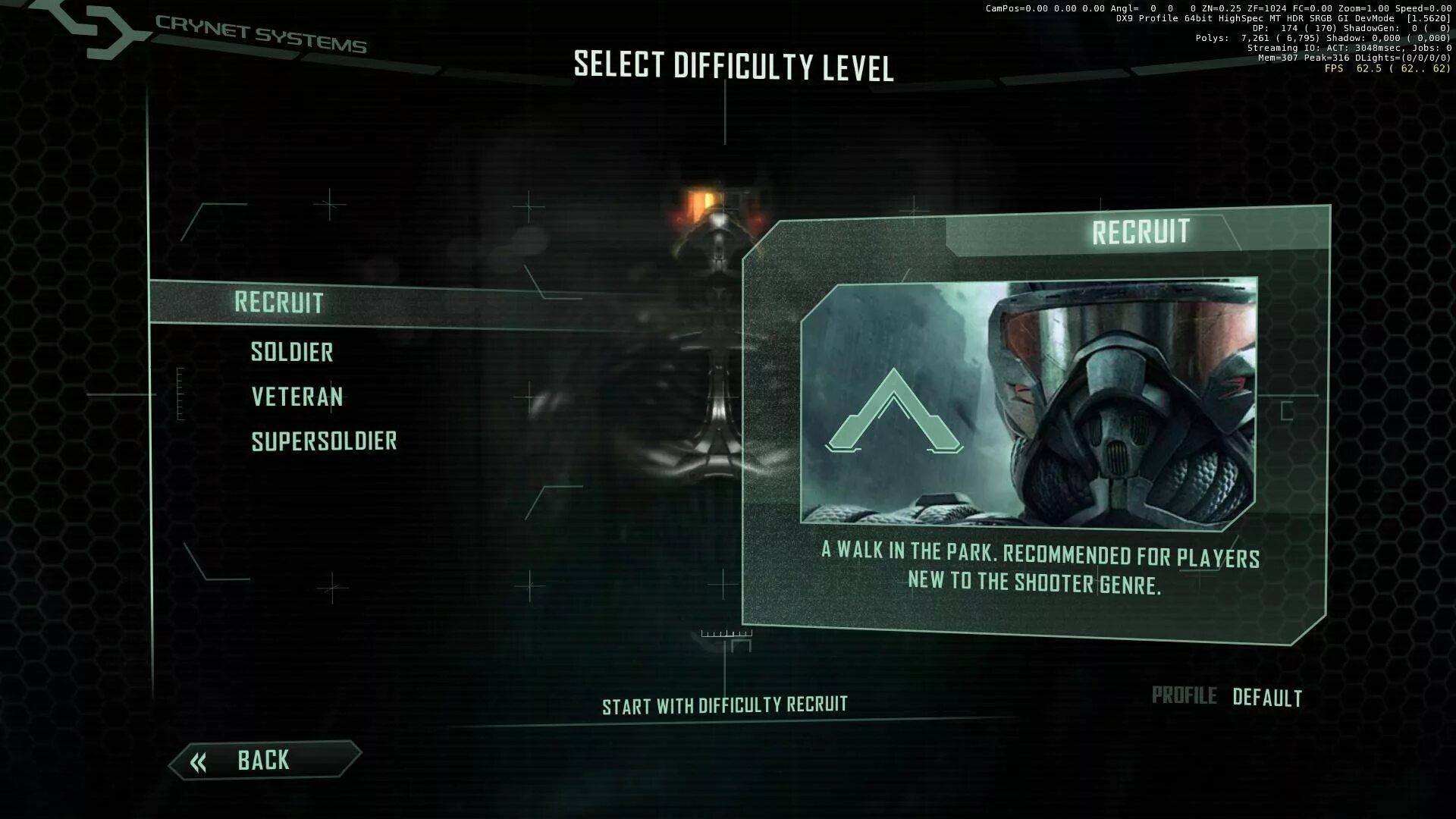 Difficult level