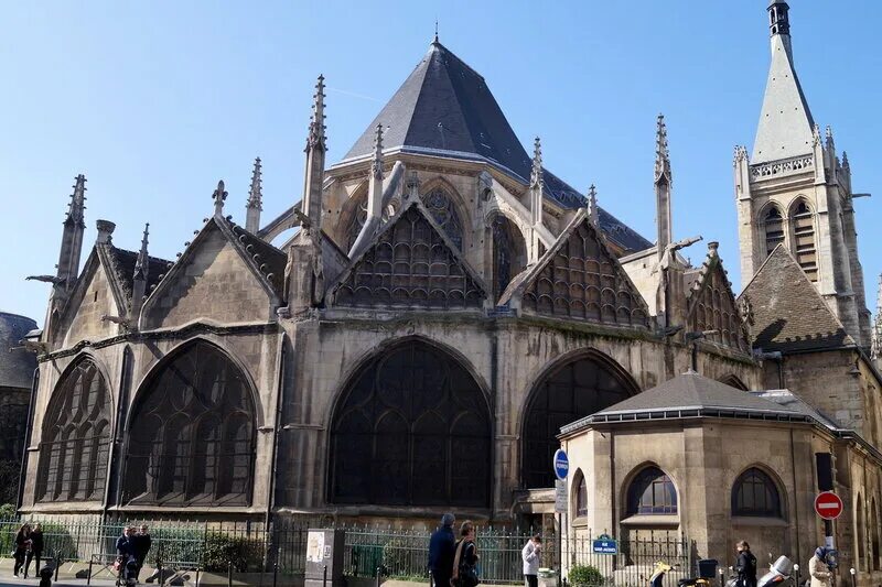 Факта сен. Paris, Church of Saint-Séverin.