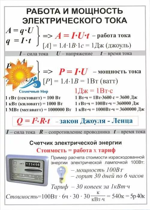 Мощность тока формула физика 8 класс. Мощность электрического тока формулы 8 класс. Мощность электрического тока 8 класс физика. Формулы для вычисления работы и мощности электрического тока.