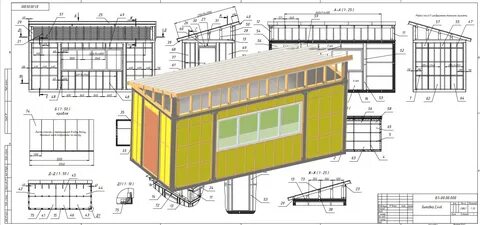Чертежи каркасной бытовки 6х3