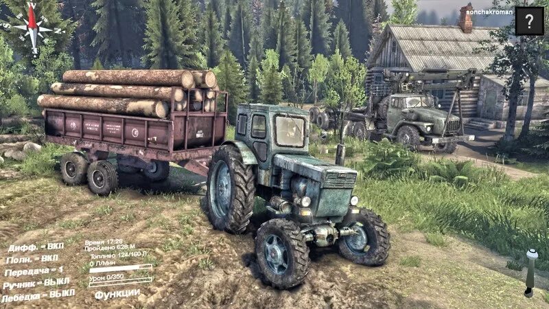 Т 40 ам SPINTIRES. Т-40 трактор сталкер. Трактор т40 игра. Прицеп для трактора т-40ам для Spin Tires. Игры тракторы т