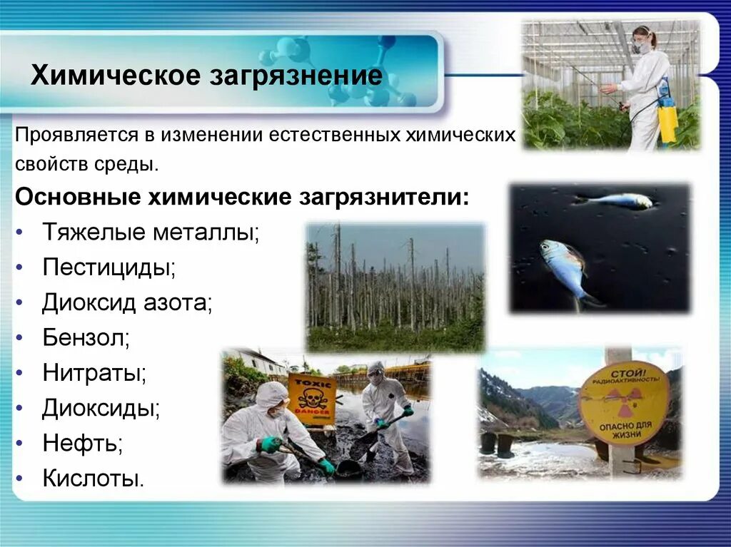 Значение загрязнения