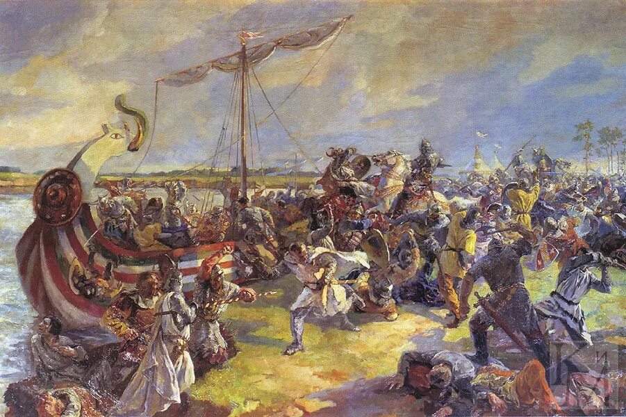 15 Июля 1240 года произошла Невская битва. Battle 15