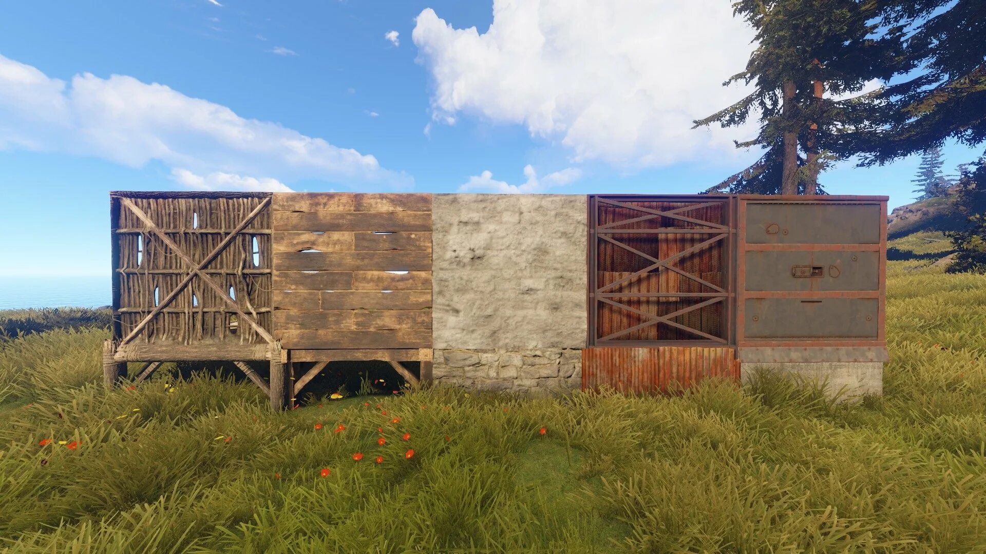 Rust стены