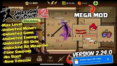 Shadow fight 2 mod menu level max