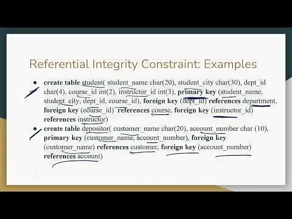 Integrity constraint. Referential Integrity. Referential Integrity пример.