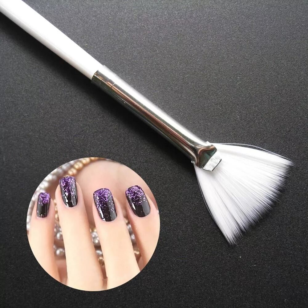 кисточка для краски 15ммх10. кисточки для маникюра. кисточки телефон маникюр. веерная кисть для маникюра. красивый маникюр кисточкой.