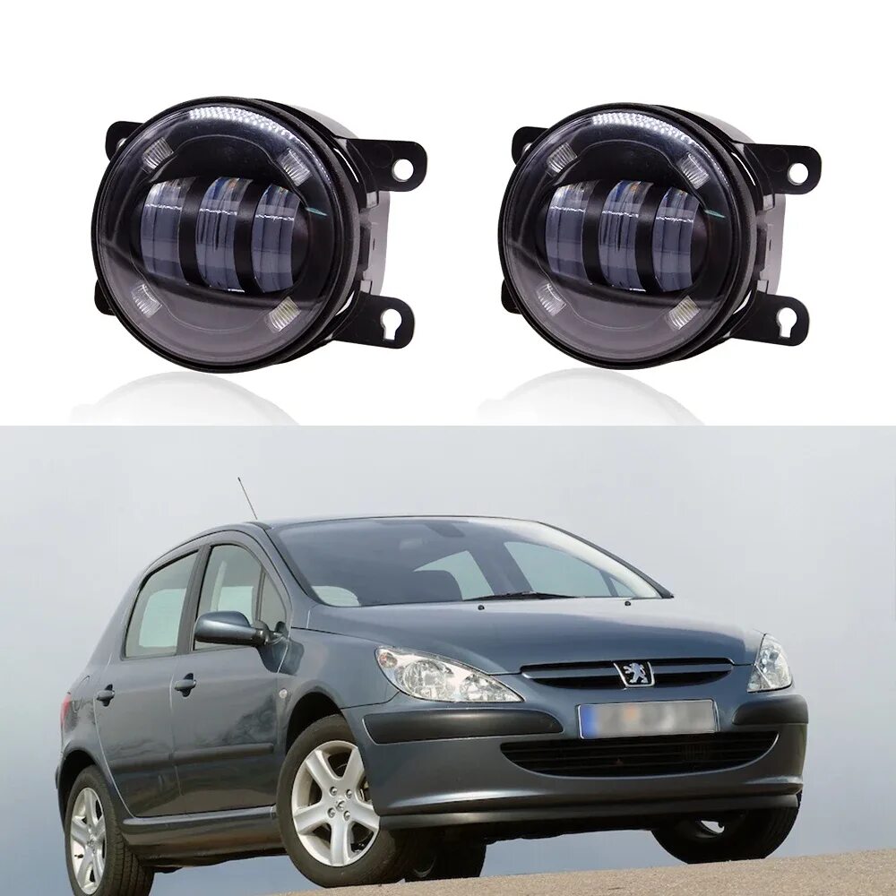 Peugeot 206 ПТФ led. Пежо 206 светодиодн тпротивотум. Led ПТФ Peugeot 407. Led ПТФ Пежо 307. Противотуманные фары peugeot