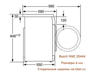 Размеры стиральной машины 5кг