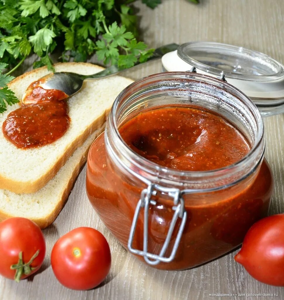Рецепт соуса из помидоров на зиму вкусный