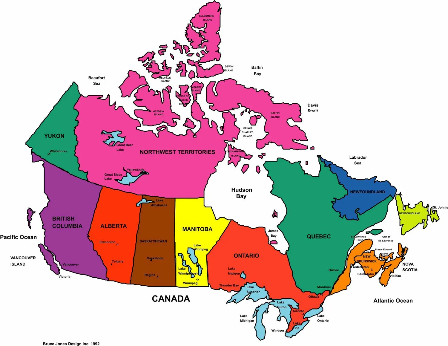Mapping canada
