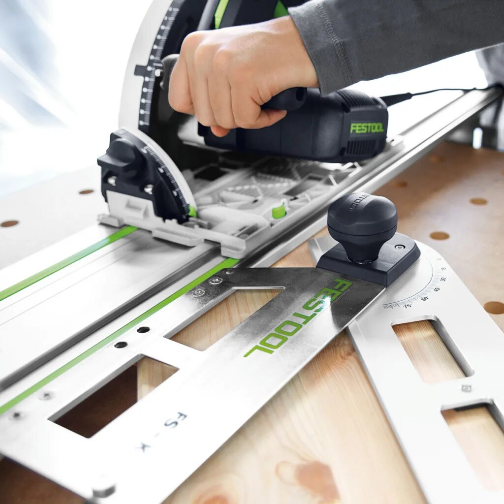 Festool FS-KS. Festool угловой упор FS-WA/90°. Погружная пила Фестул. Циркулярка Фестул с направляющей.