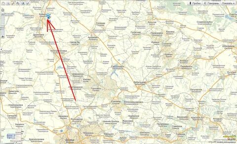 Покровское на карте украины