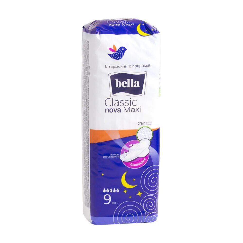 Bella nova maxi. Гигиенические женские прокладки Bella Classic Nova Maxi 10 шт.. Прокладки гигиенические Bella Nova, 10 шт.