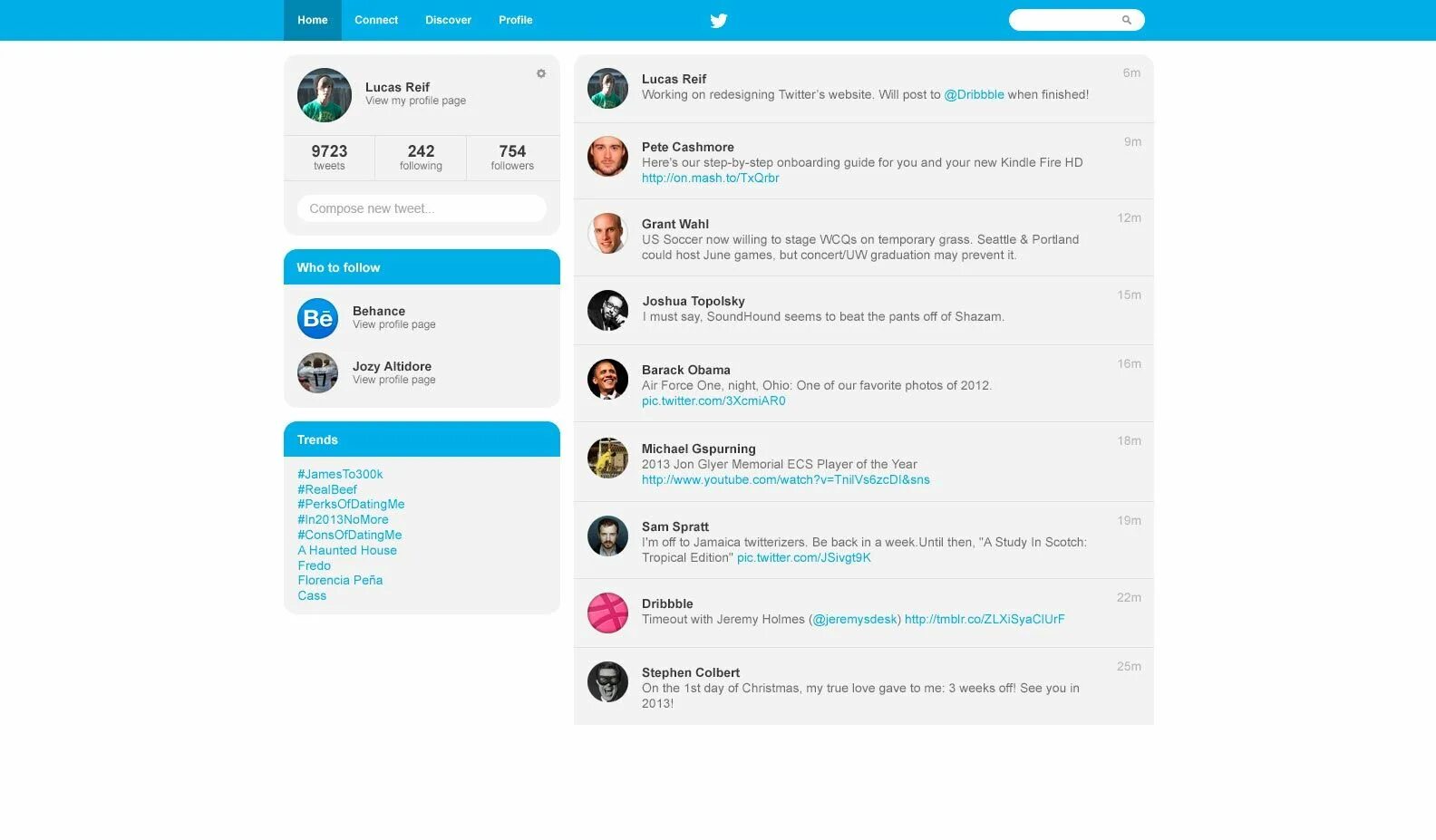 Редизайн твиттера. Твиттер веб. Twitter Redesign.