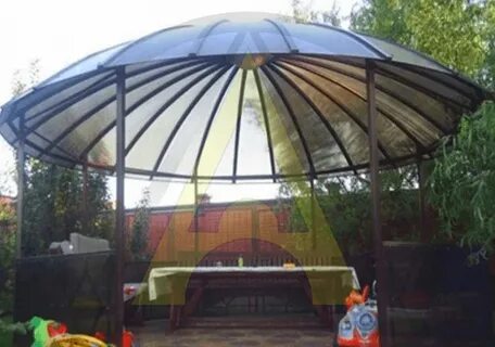 Крышу из поликарбоната своими руками