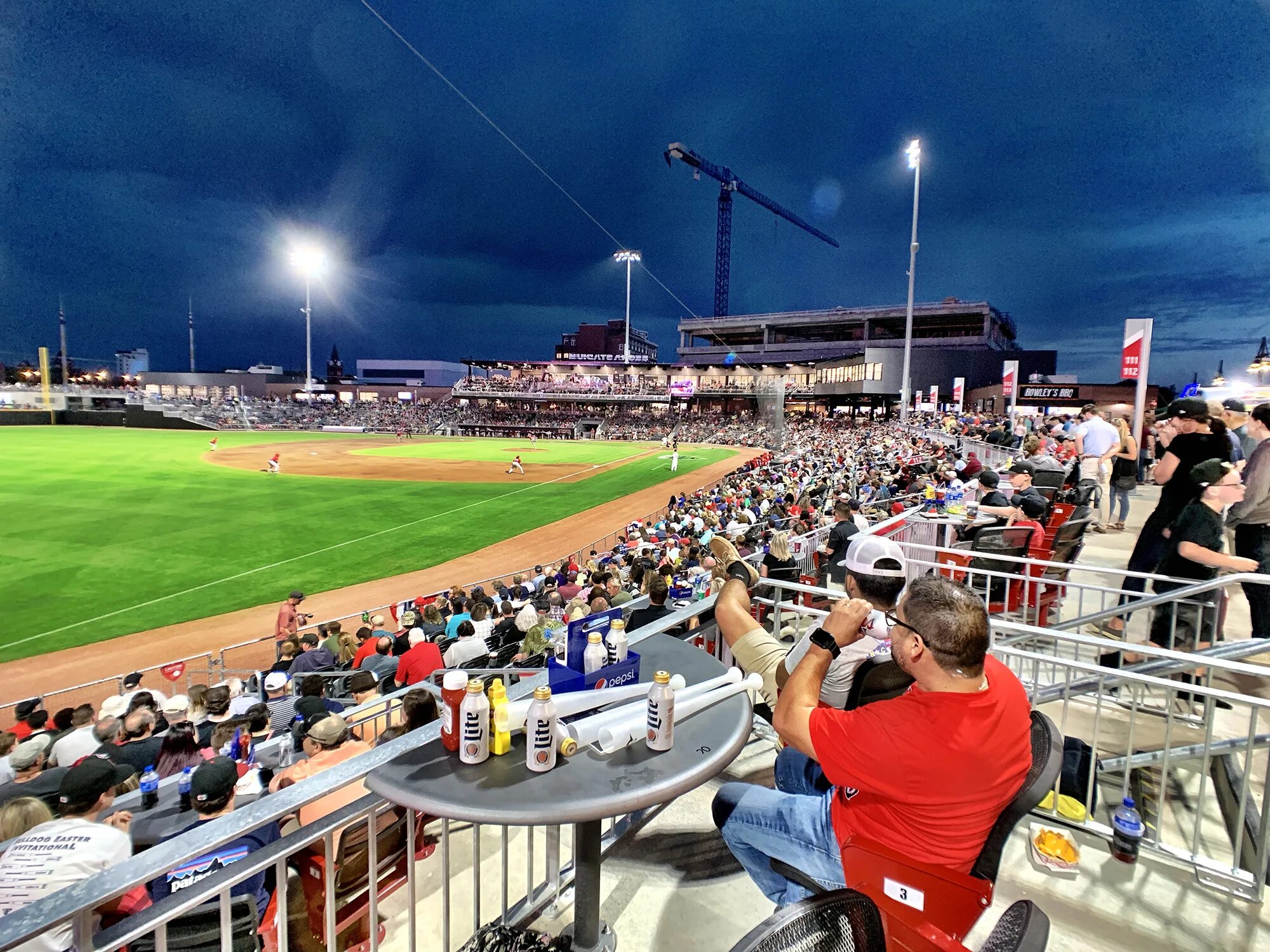 Ballpark. Ballpark продакшн. Зеграс празднование. Sports Complex in USA.