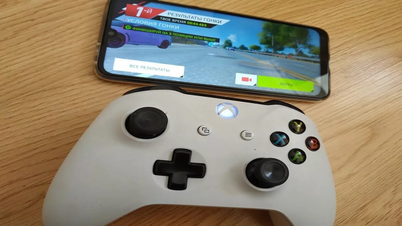 Как подключить геймпад от XBox One к Redmi Note 7 - YouTube