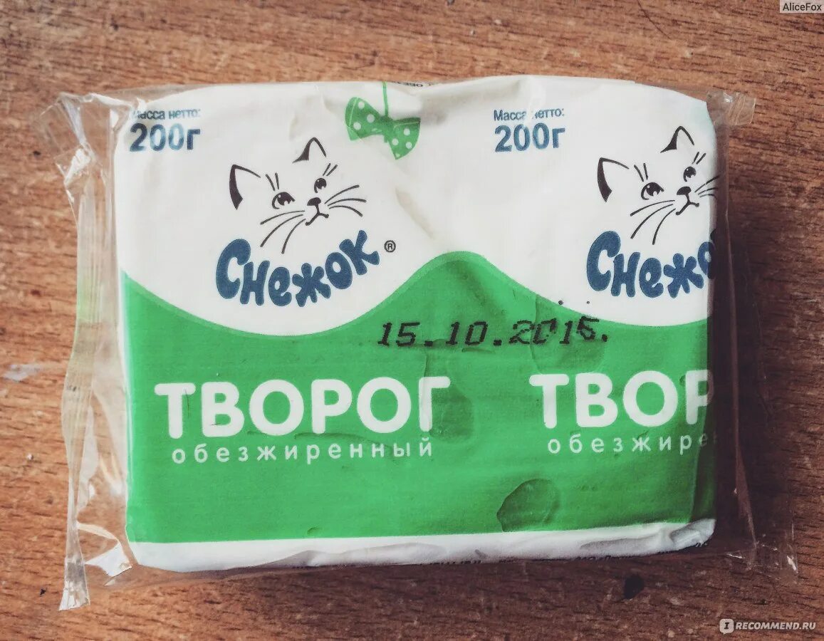 Творог снежок