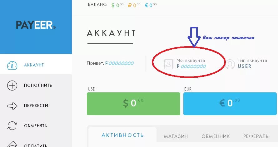 Юманей кошелек как создать