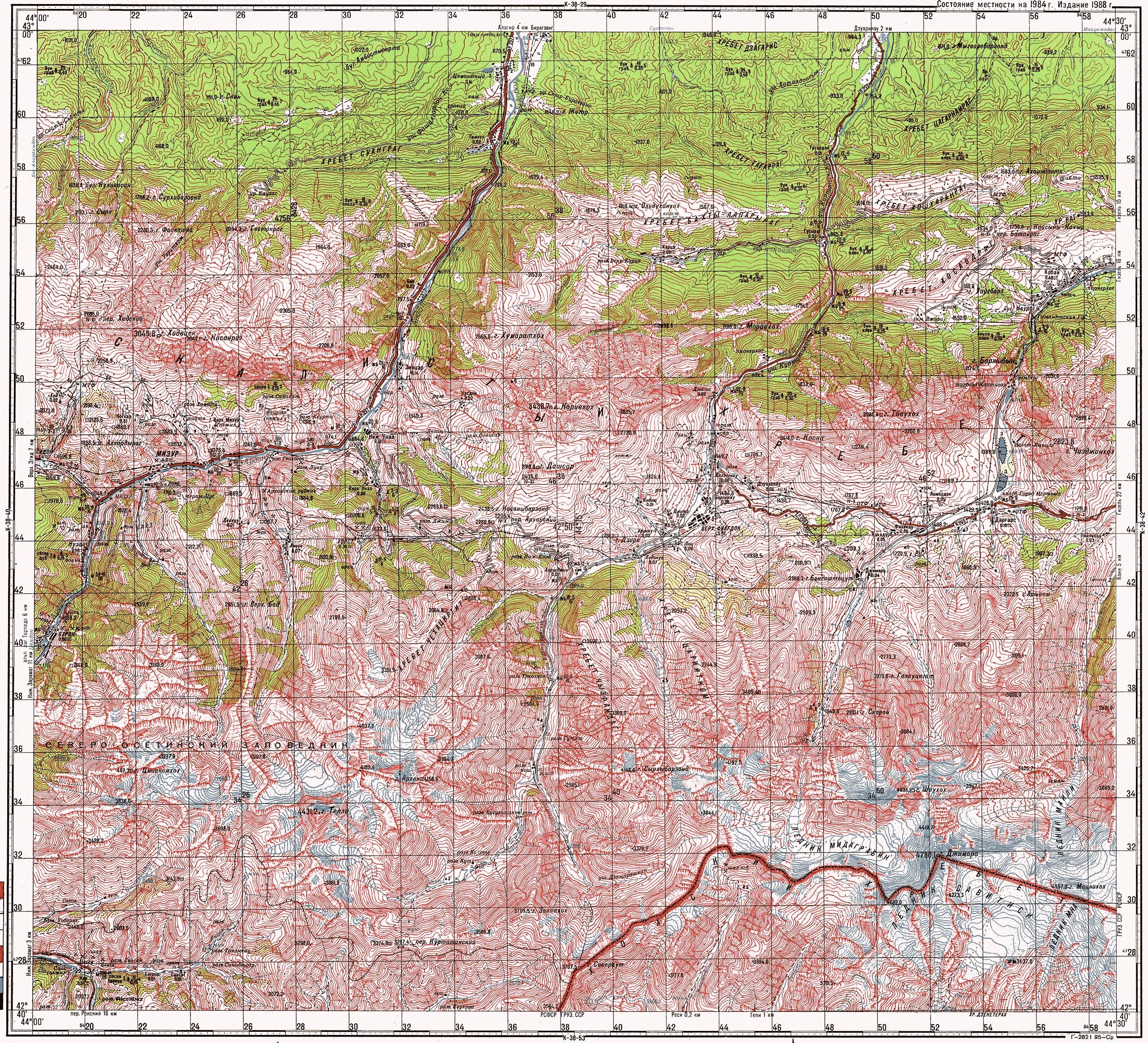 Горный дзуарикау на карте. Топографическая карта Северной Осетии. Карта Генштаба Северная Осетия. Топографическая карта Северного Кавказа. Топографическая карта Южной Осетии.