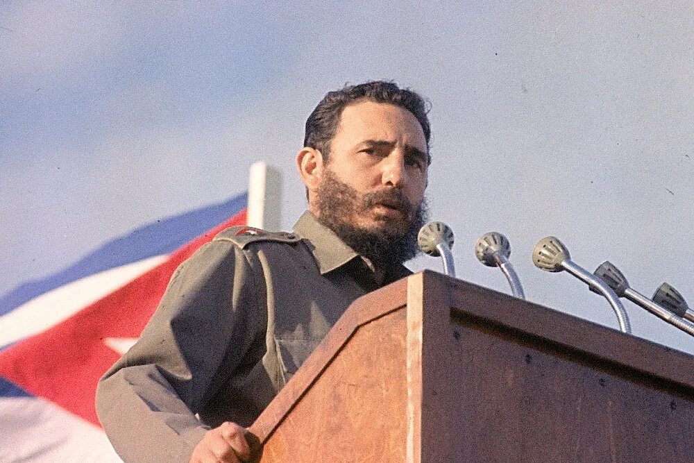 Кастро в молодости.