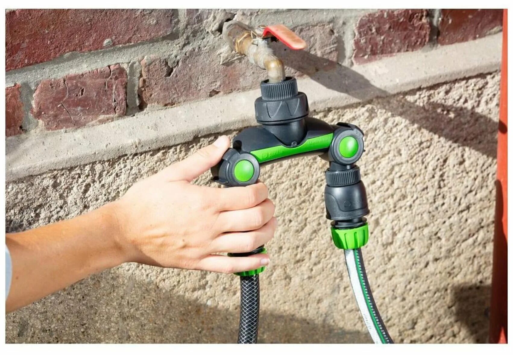 Кран для подключения шланга 1 2 Купить комплект Karcher 2.645-258.0 со шлангом 10 м. для крана без резьбы (Yello