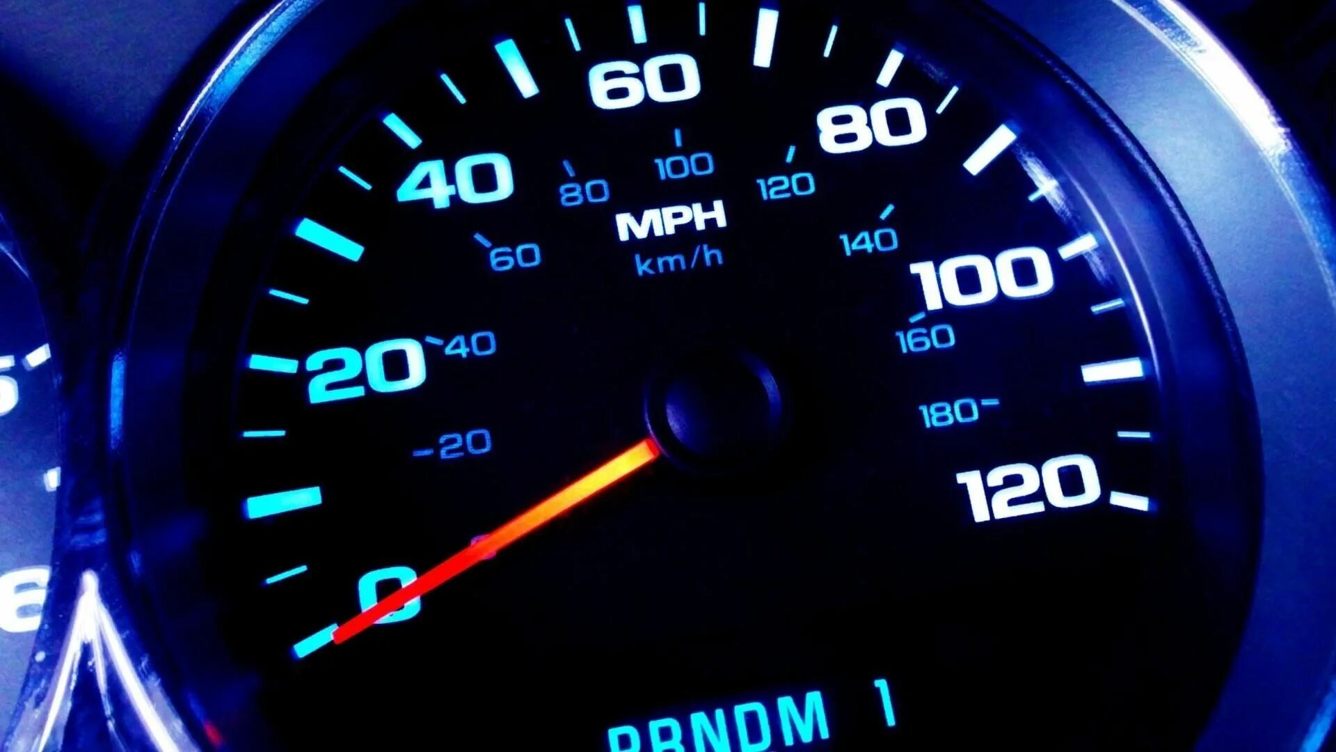 Как выглядит спидометр машины Illuminated Speedometer for Custom Cars