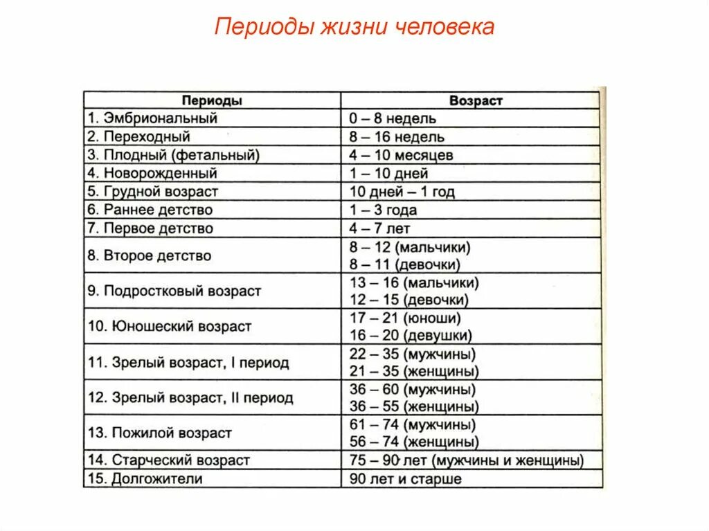 Возрастные названия людей. Периоды жизни человека. Возрастные периоды жизни человека. Основные периоды жизни человека. Периоды жизни человека таблица.