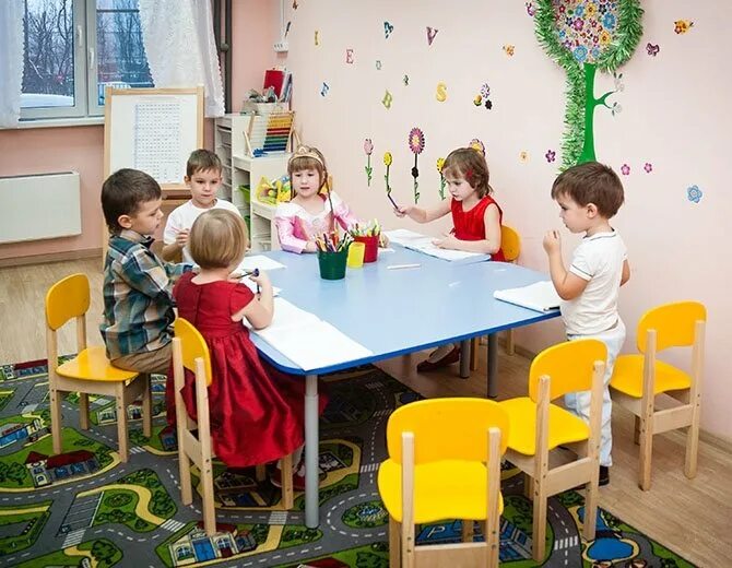 Число мест в детском саду